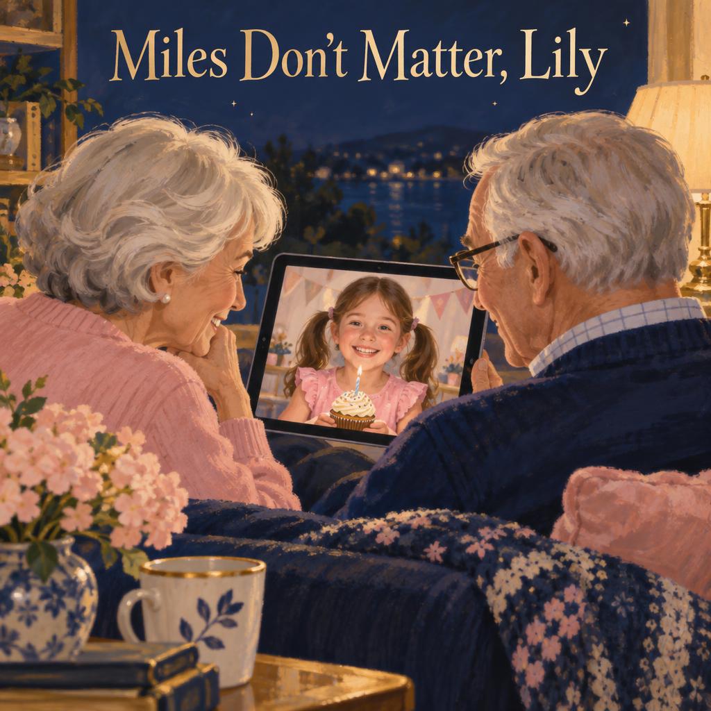 Painted cover for Miles Don't Matter, Lily