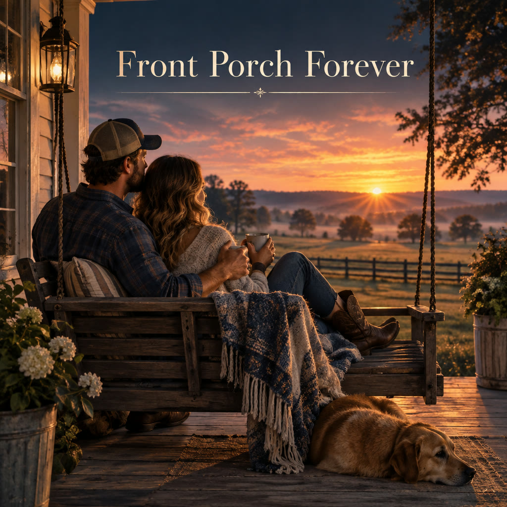 Painted cover for Front Porch Forever